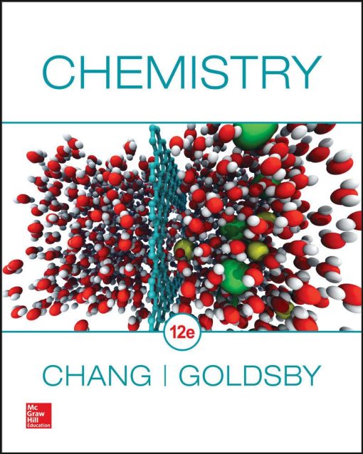 Test Bank for Chemistry 12th Edition by Raymond Chang & Kenneth Goldsby