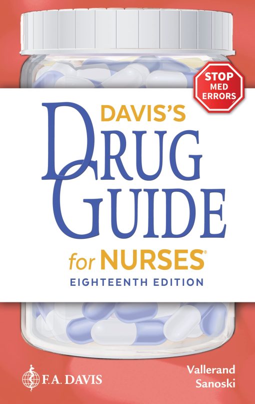 Test Bank for Davis’s Drug Guide for Nurses 18th Edition by Vallerand