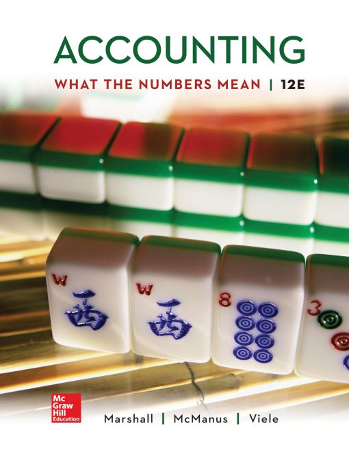 Test Bank for Accounting What the Numbers Mean David Marshall 12th Edition