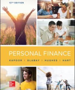 Test Bank For Personal Finance 13th Edition By Jack Kapoor