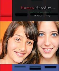 Test Bank for Human Heredity: Principles and Issues, 11th Edition