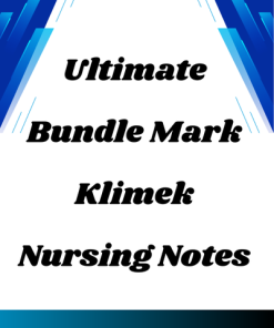 Study Guide for Ultimate Bundle – Mark Klimek Nursing Notes