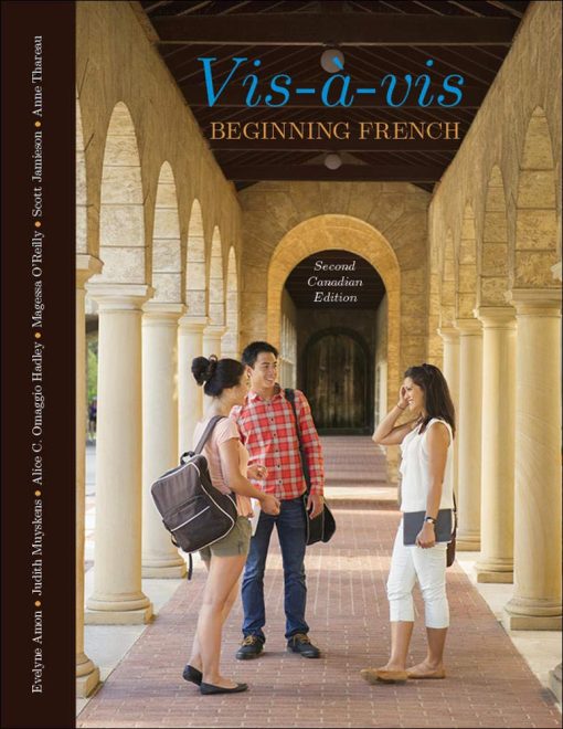 Test Bank for Vis-à-vis: Beginning French, 2nd Edition by Evelyne Amon