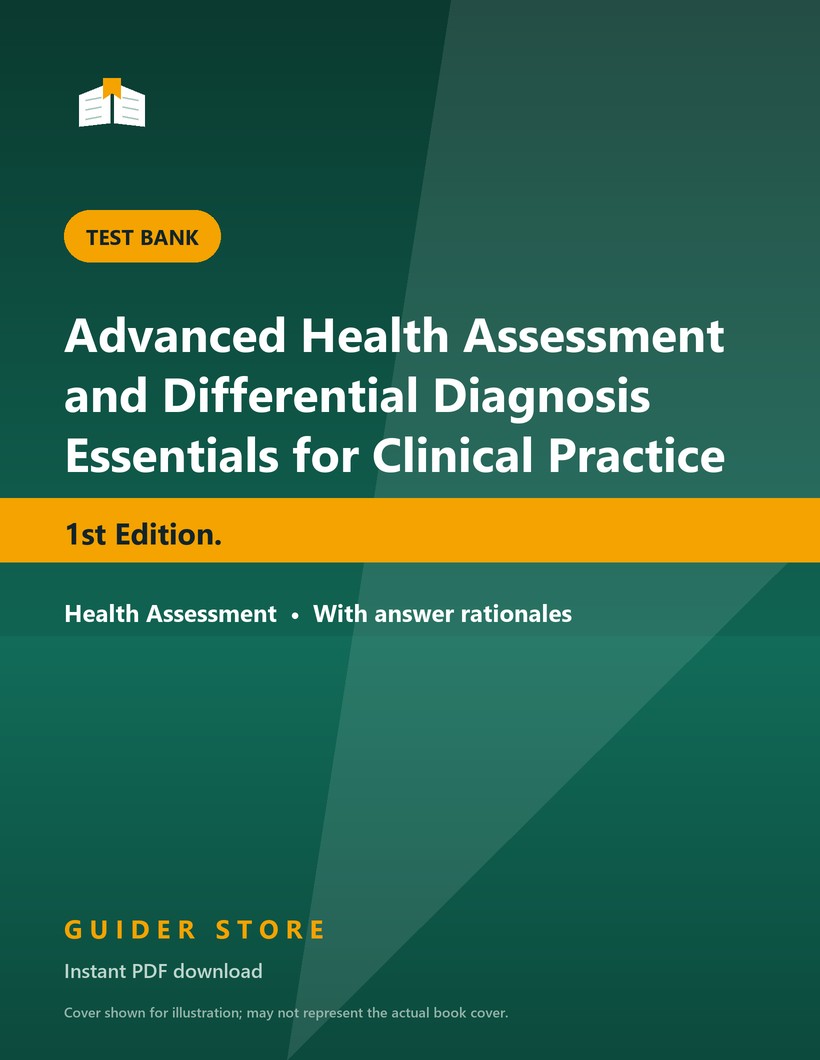 Advanced Health Assessment and Differential Diagnosis Essentials for Clinical Practice 1st Edition. - Guider Store