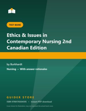 Ethics & Issues in Contemporary Nursing 2nd Canadian Edition - Guider Store