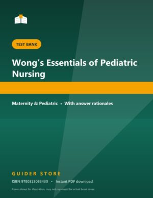 Wong’s Essentials of Pediatric Nursing - Guider Store