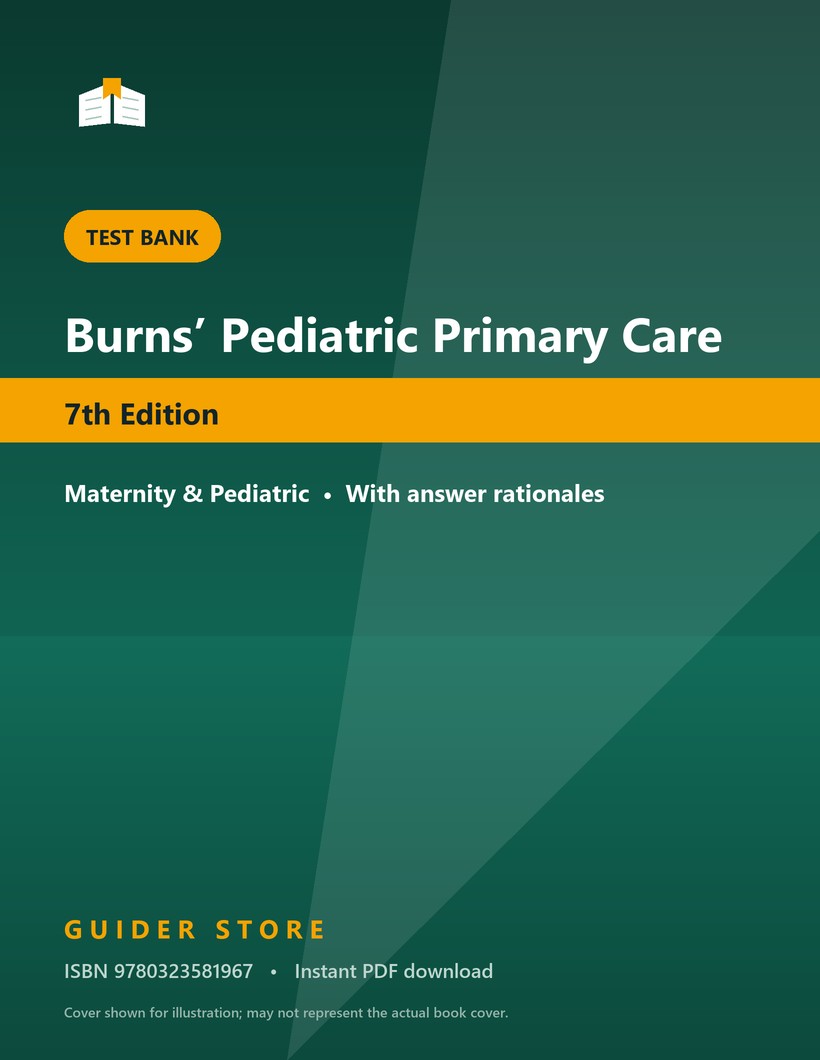 Burns’ Pediatric Primary Care 7th Edition - Guider Store