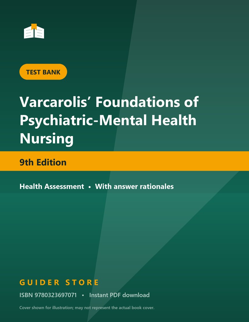 Varcarolis’ Foundations of Psychiatric-Mental Health Nursing 9th Edition - Guider Store