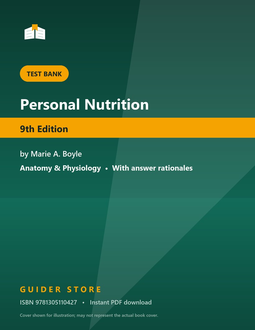 Personal Nutrition 9th Edition - Guider Store