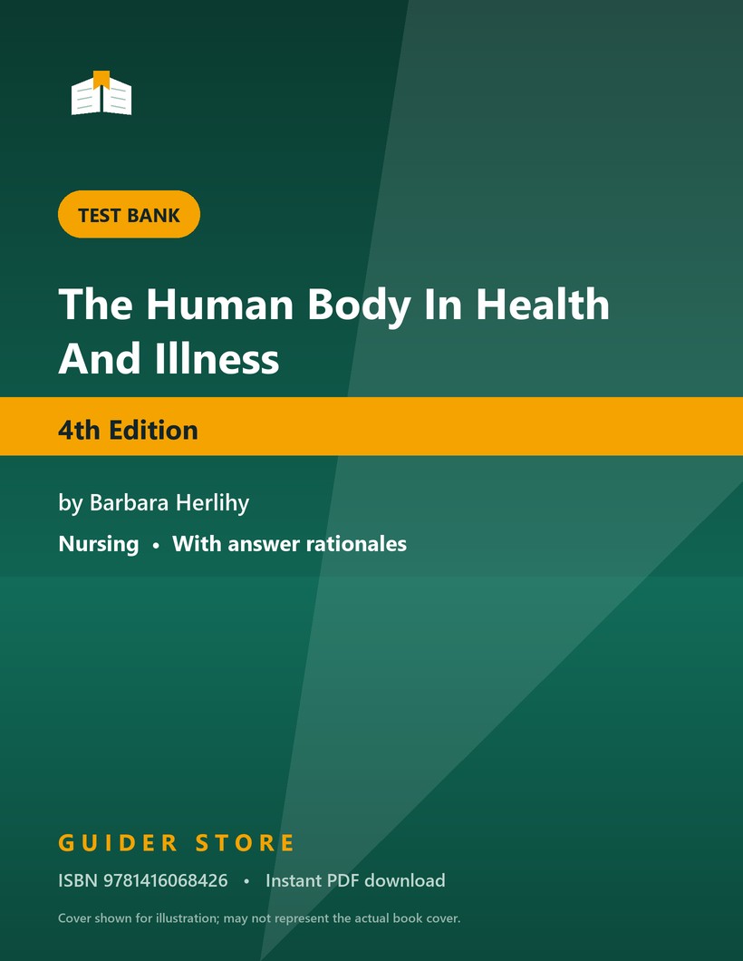 The Human Body In Health And Illness 4th Edition - Guider Store