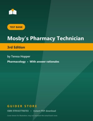 Mosby’s Pharmacy Technician 3rd Edition - Guider Store