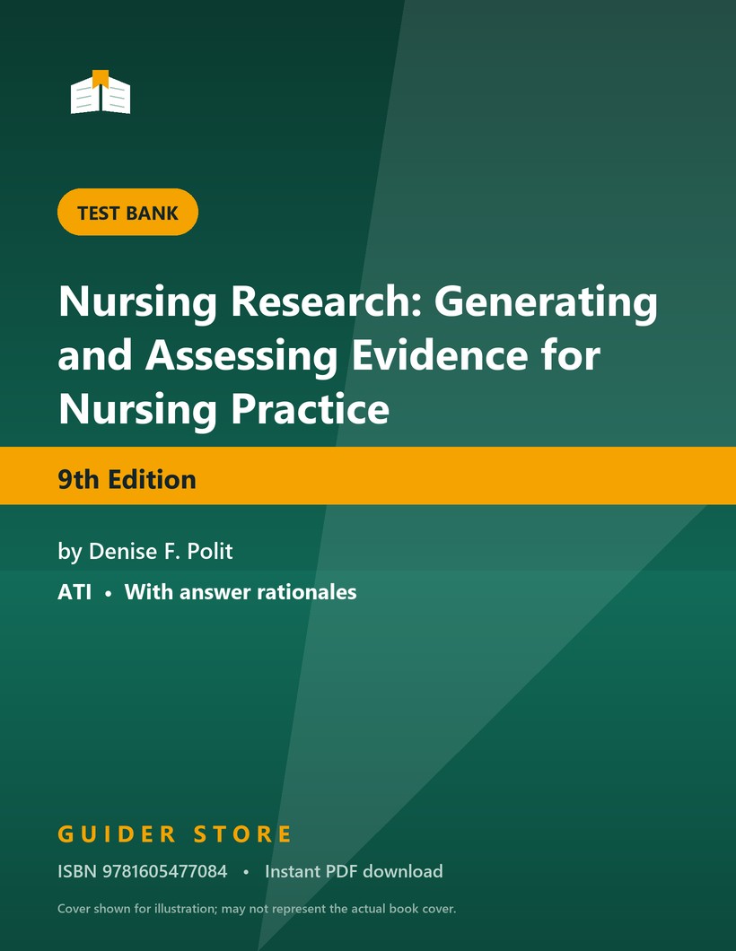 Nursing Research: Generating and Assessing Evidence for Nursing Practice 9th Edition - Guider Store