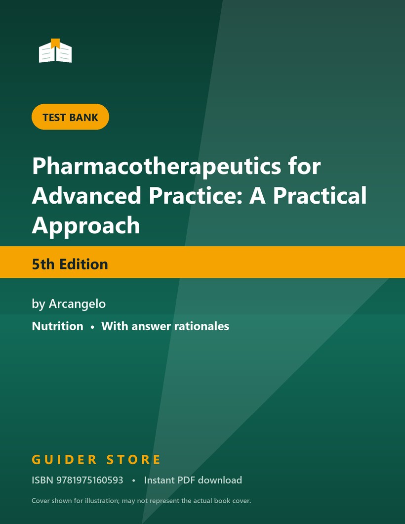 Pharmacotherapeutics for Advanced Practice: A Practical Approach 5th Edition - Guider Store