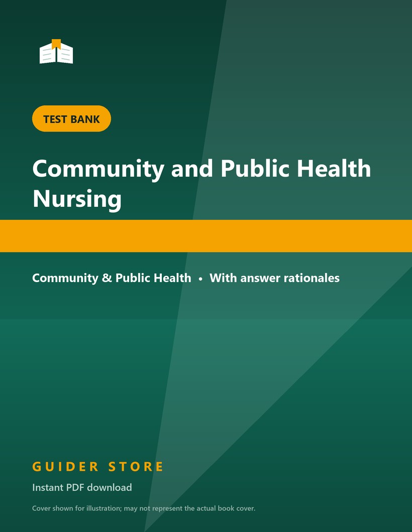 Community and Public Health Nursing - Guider Store