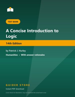 A Concise Introduction to Logic - Guider Store