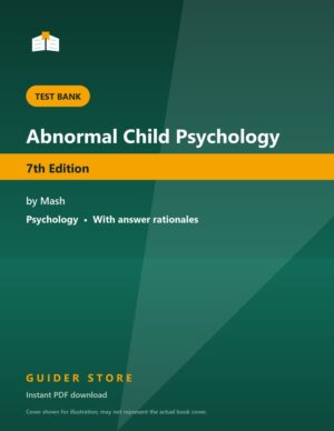 Abnormal Child Psychology - Guider Store