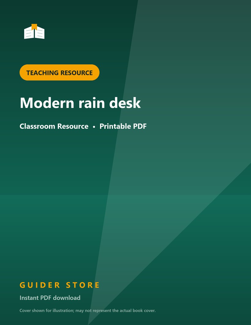 Modern rain desk - Guider Store