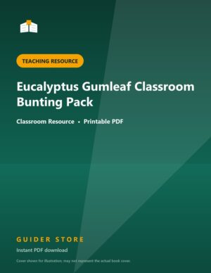 Eucalyptus Gumleaf Classroom Bunting Pack - Guider Store