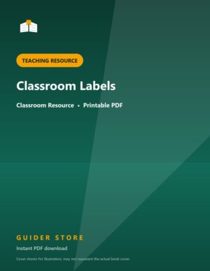 Classroom Labels - Guider Store