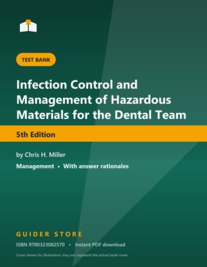 Infection Control and Management of Hazardous Materials for the Dental Team - Guider Store