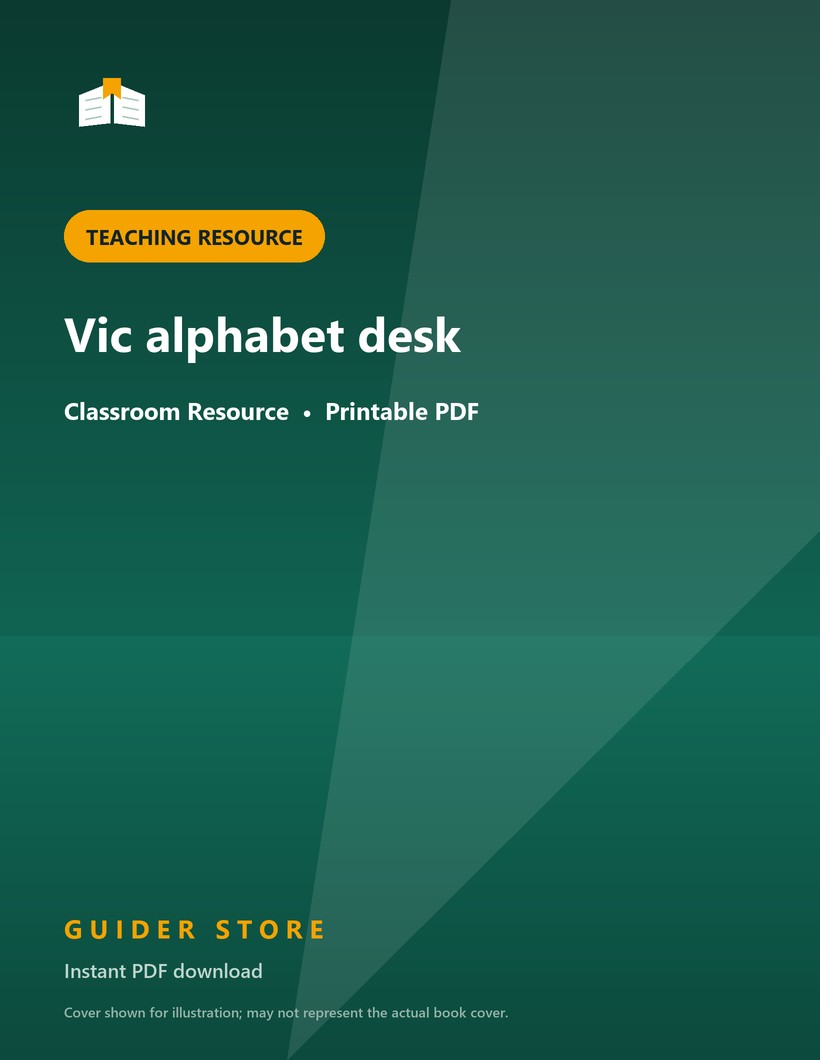 Vic alphabet desk - Guider Store