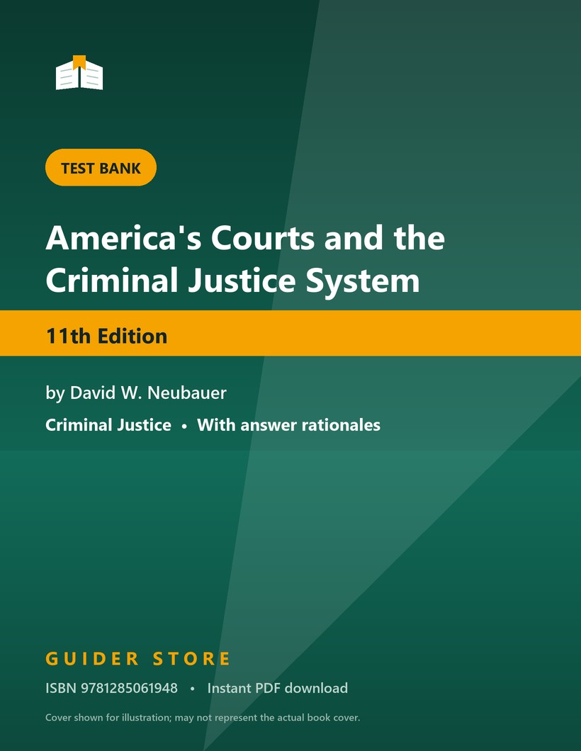 America's Courts and the Criminal Justice System - Guider Store