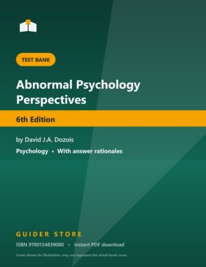 Abnormal Psychology Perspectives - Guider Store