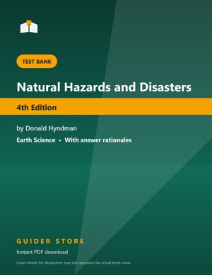 Natural Hazards and Disasters - Guider Store