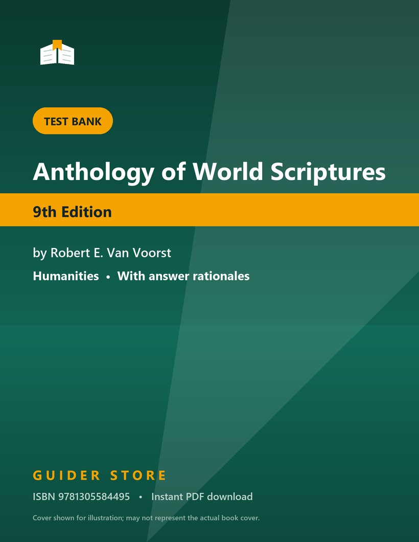 Anthology of World Scriptures - Guider Store