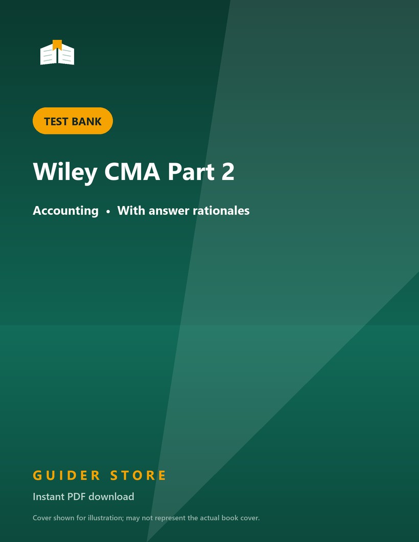 Wiley CMA Part 2 - Guider Store