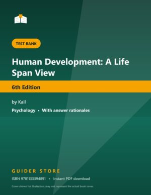 Human Development: A Life Span View - Guider Store