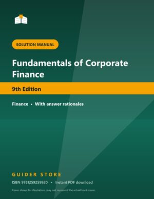 Fundamentals of Corporate Finance - Guider Store