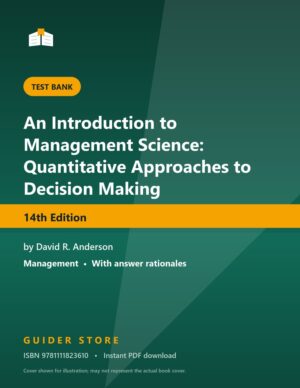 An Introduction to Management Science: Quantitative Approaches to Decision Making - Guider Store