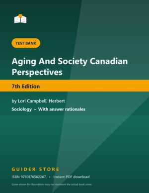 Aging And Society Canadian Perspectives - Guider Store