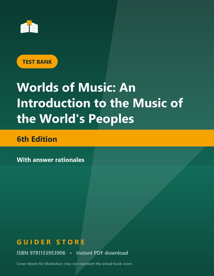 Worlds of Music: An Introduction to the Music of the World's Peoples - Guider Store