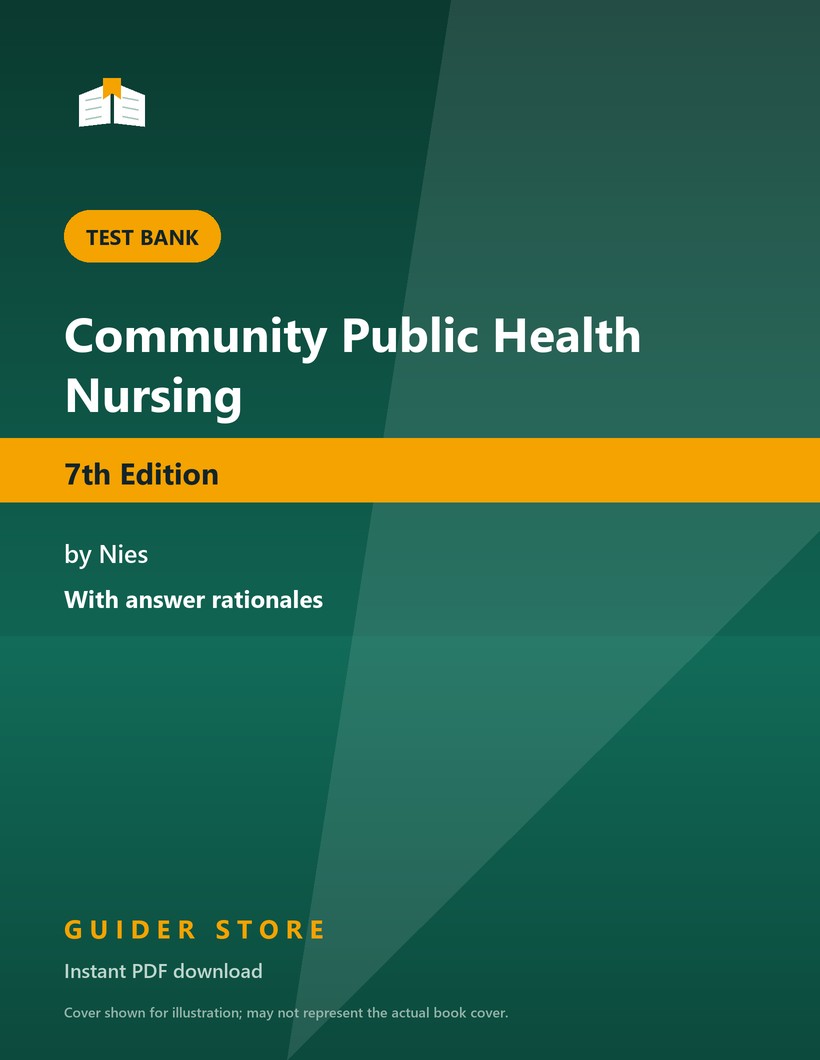 Community Public Health Nursing - Guider Store