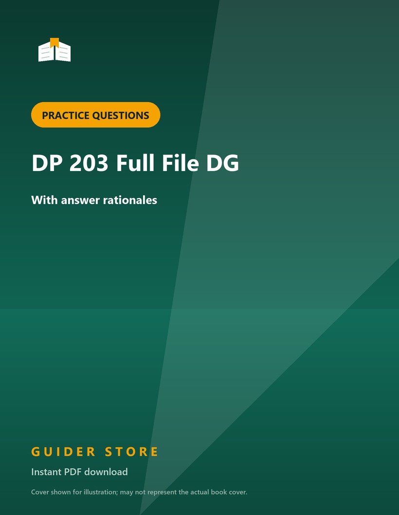 DP 203 Full File DG - Guider Store