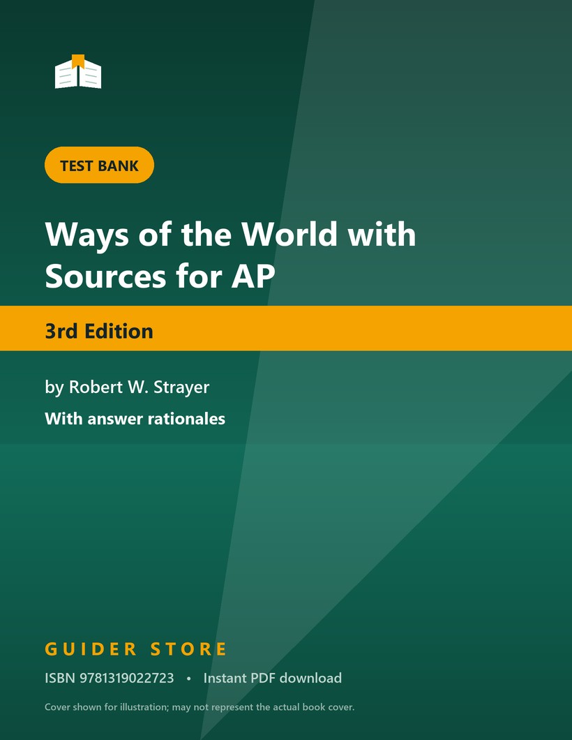 Ways of the World with Sources for AP - Guider Store