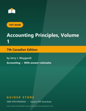 Accounting Principles, Volume 1 - Guider Store