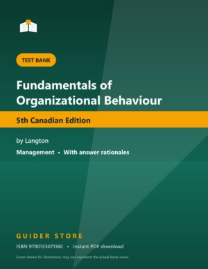 Fundamentals of Organizational Behaviour - Guider Store