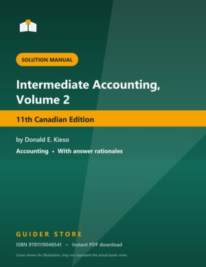Intermediate Accounting, Volume 2 - Guider Store