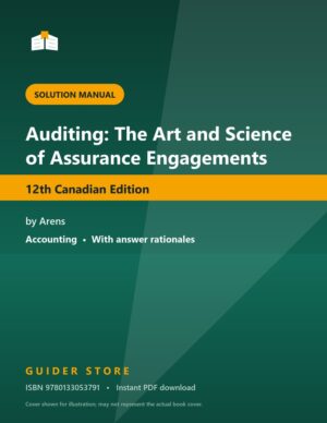 Auditing: The Art and Science of Assurance Engagements - Guider Store