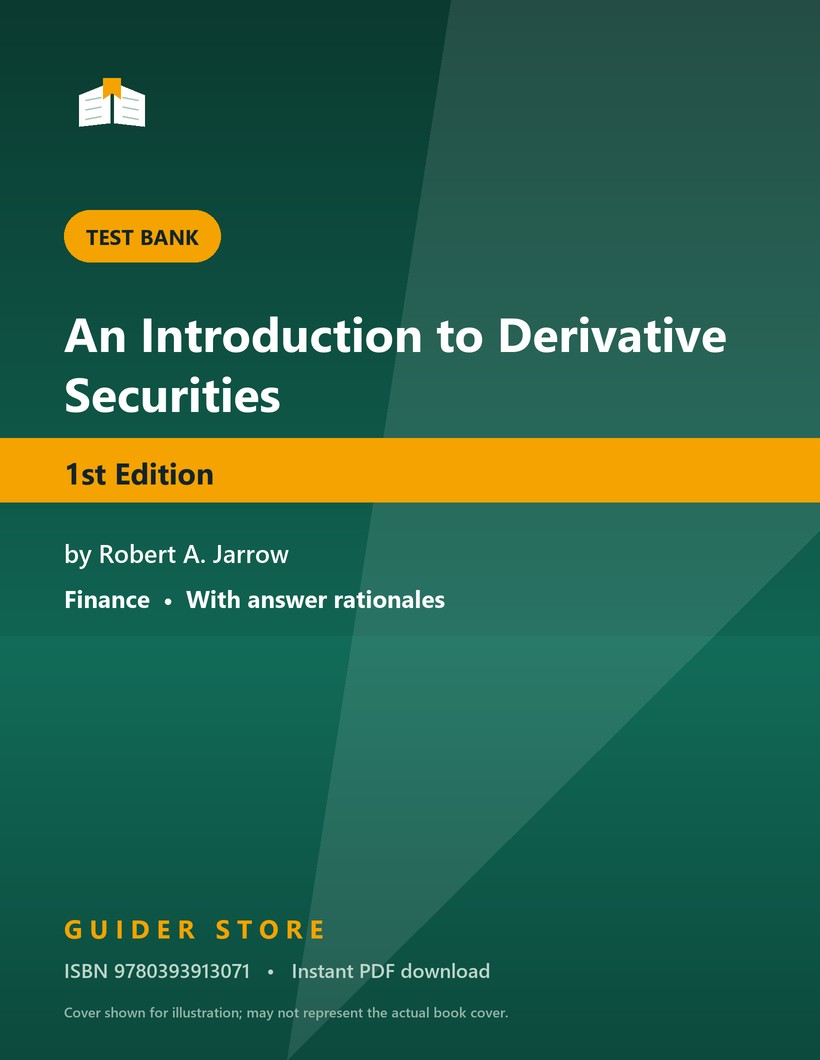 An Introduction to Derivative Securities - Guider Store
