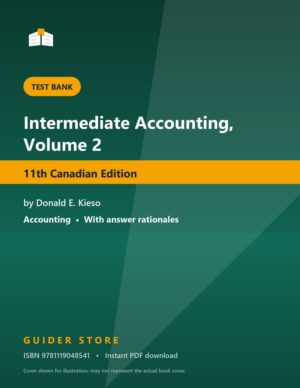 Intermediate Accounting, Volume 2 - Guider Store