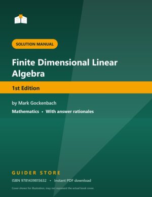 Finite Dimensional Linear Algebra - Guider Store