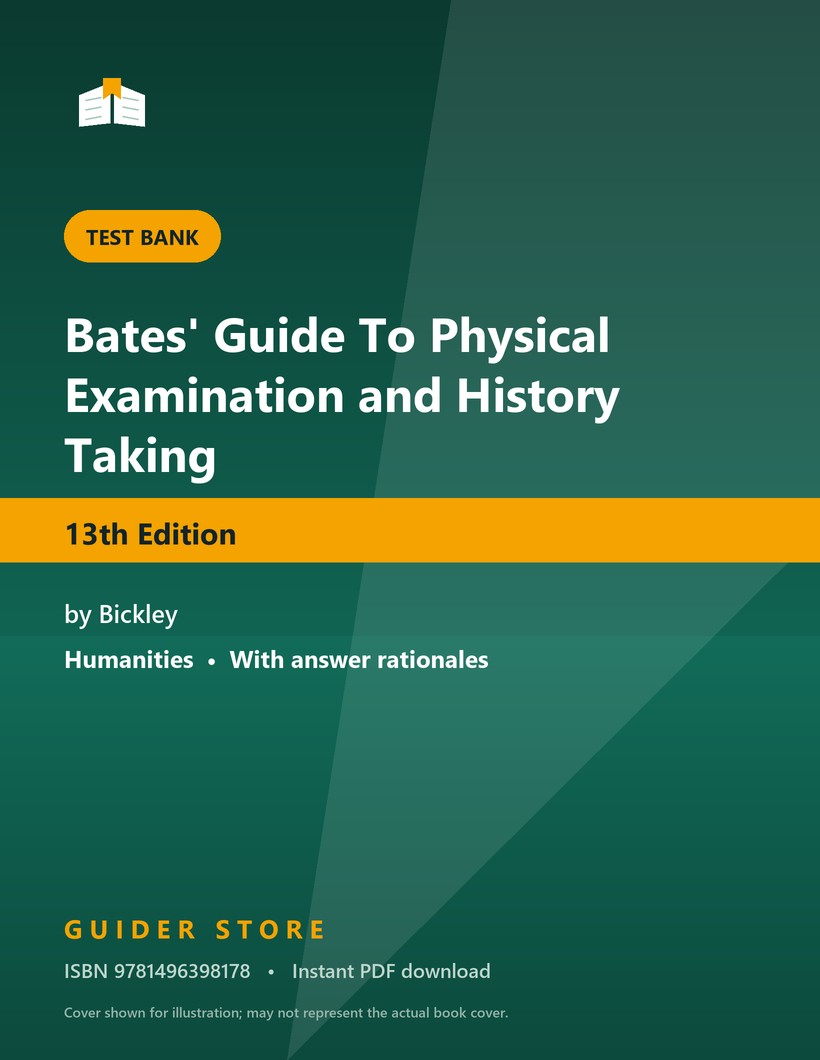 Bates' Guide To Physical Examination and History Taking - Guider Store