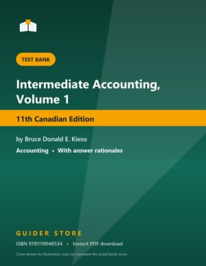 Intermediate Accounting, Volume 1 - Guider Store
