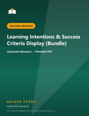 Learning Intentions & Success Criteria Display (Bundle) - Guider Store