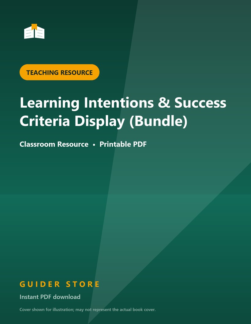 Learning Intentions & Success Criteria Display (Bundle) - Guider Store