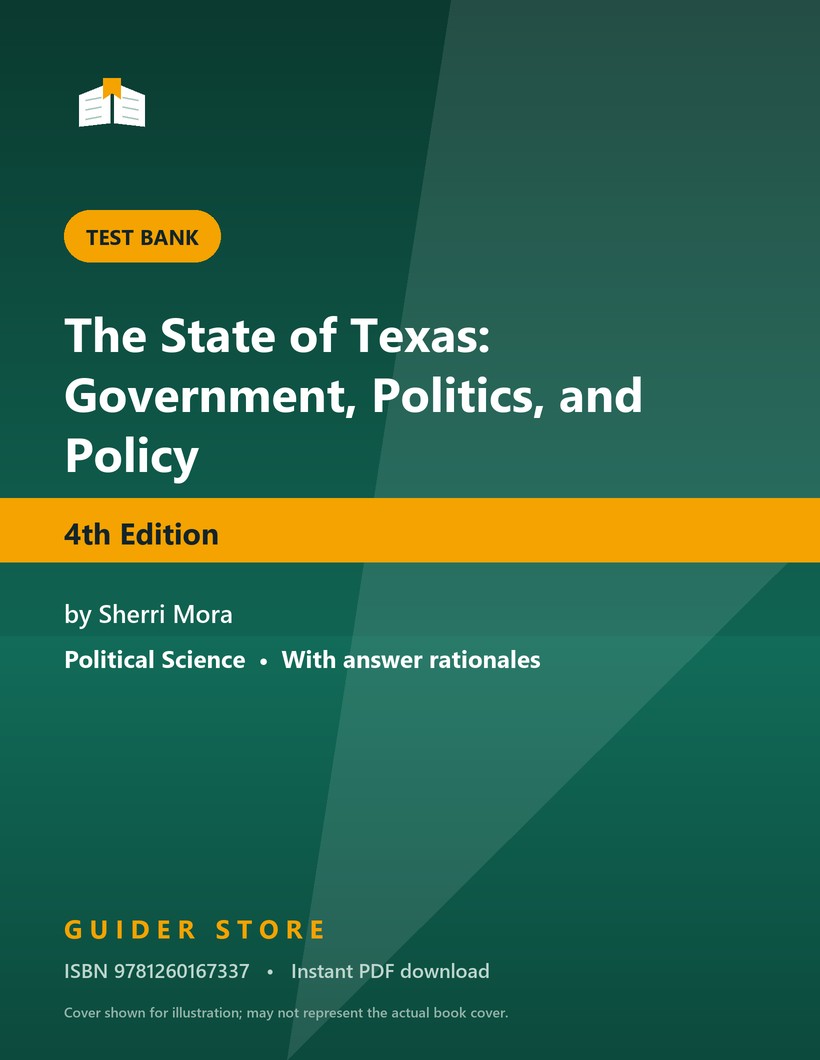 The State of Texas: Government, Politics, and Policy - Guider Store